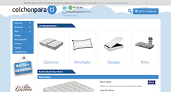 Desktop Screenshot of colchonparati.es